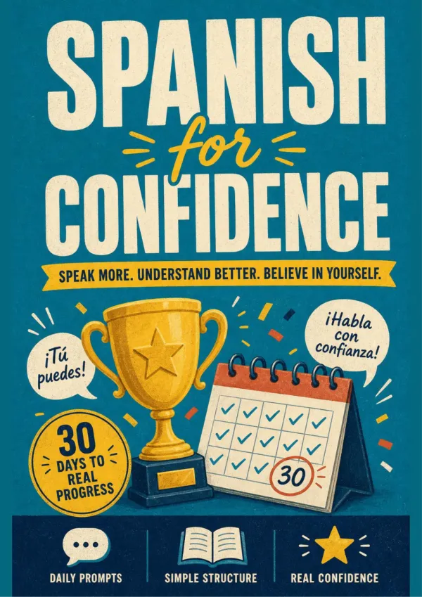 The 30-Day Spanish Confidence Challenge ebook cover