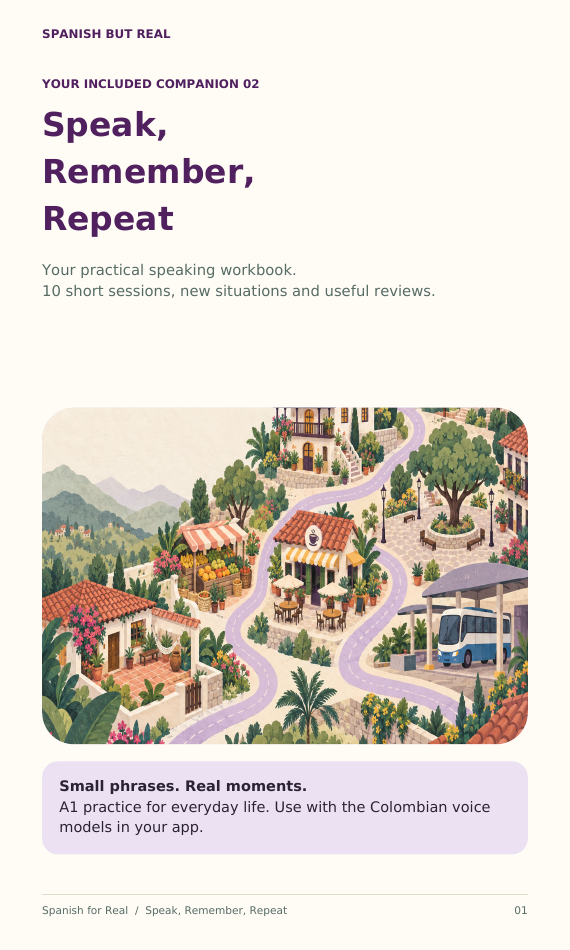 Speak, Remember, Repeat cover